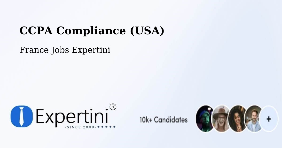 CCPA Privacy Rights & Compliance Notice – Comps - France Jobs Expertini