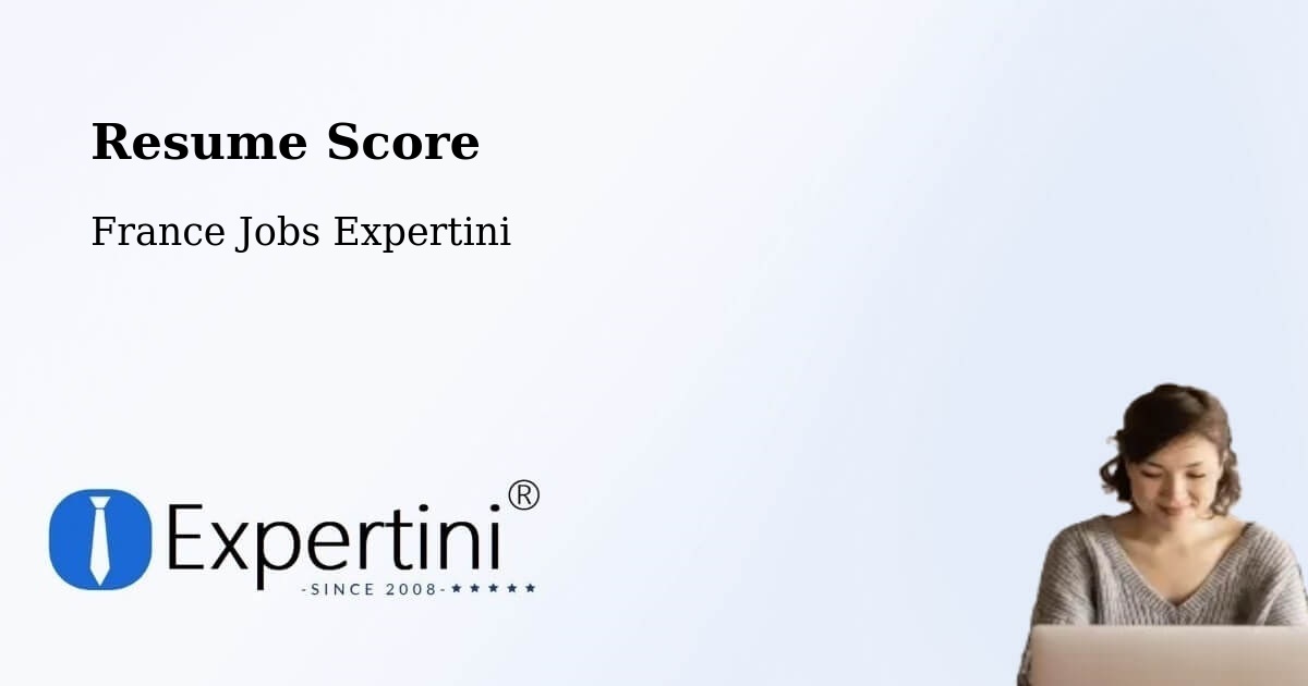 Resume Score & Job Description Match Tool – Comps - France Jobs Expertini